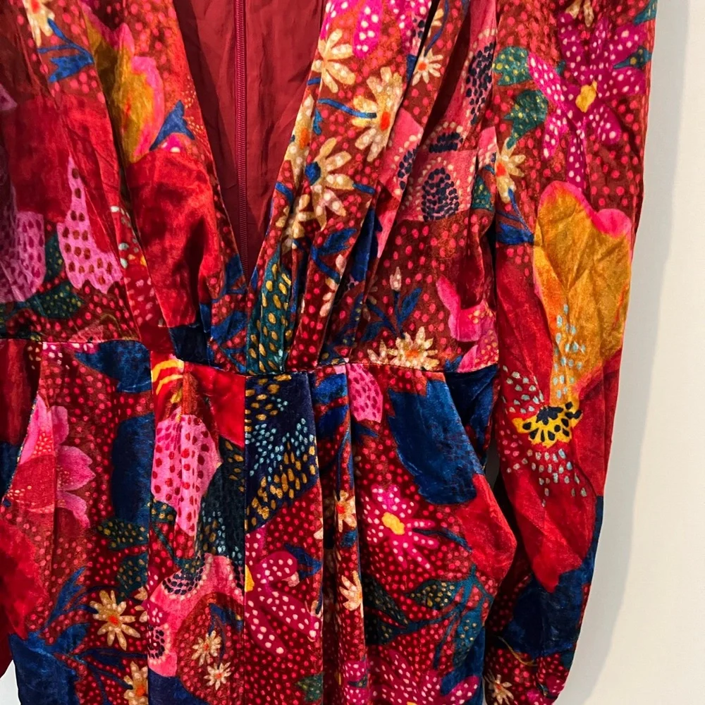 Farm Rio Red Wild Life Jumpsuit NWT_7